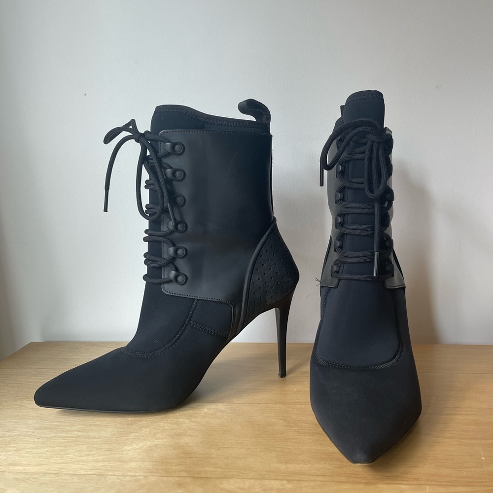 Alexander Wang x H&M heeled scuba lace up boots